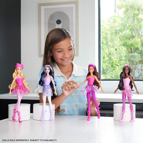 Imagem de Boneca Color Reveal Barbie Ballerina com 6 surpresas +3 anos