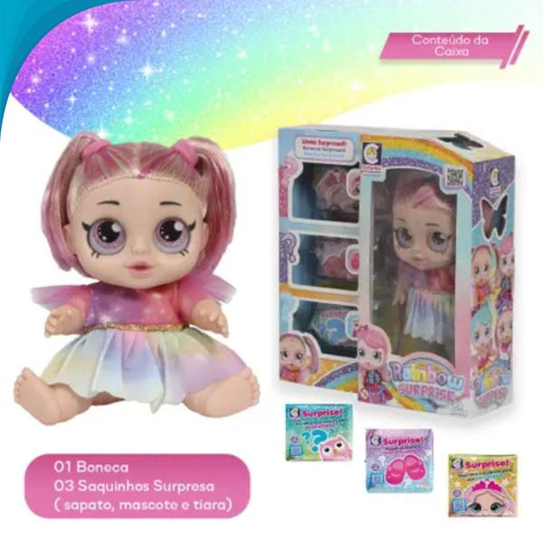 Boneca Colorida Surpresa Para Criança Ideal Para Presente Dia Das Crianças - Atena Imagem de Boneca Colorida Surpresa Para Criança Ideal Para Presente Dia Das Crianças