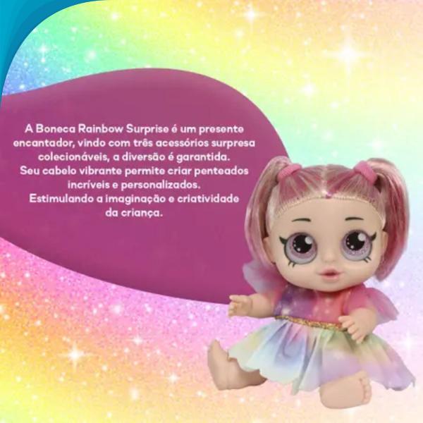 Imagem de Boneca Colorida Surpresa Para Sua Filha Ideal Para Presente Com Garantia