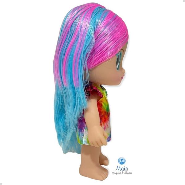 Imagem de Boneca Com Acessório Surpresa Cabelo Colorido Diver Surprise