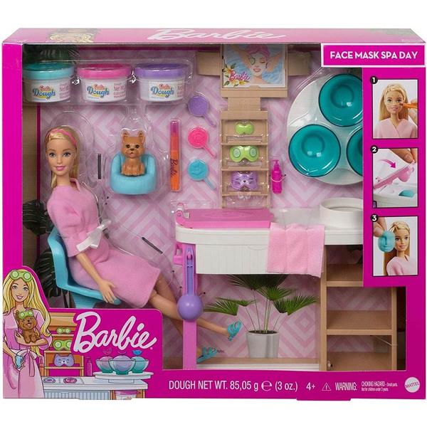 Boneca com Cenário - Barbie SPA de Luxo - Dia de Spa com Pet - Mattel Imagem de Boneca com Cenário - Barbie SPA de Luxo - Dia de Spa com Pet - Mattel