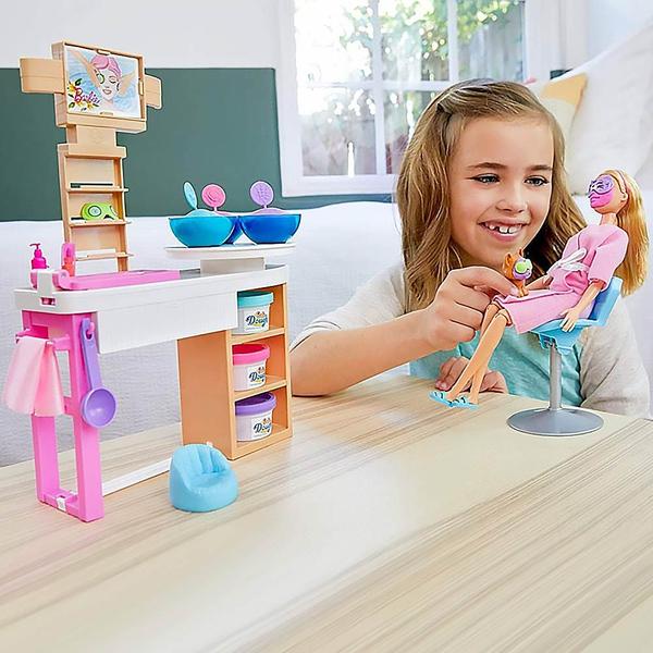 Boneca com Cenário - Barbie SPA de Luxo - Dia de Spa com Pet - Mattel Imagem de Boneca com Cenário - Barbie SPA de Luxo - Dia de Spa com Pet - Mattel