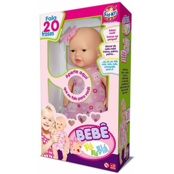 Imagem de Boneca com Mecanismo Bebe BLA BLA BLA 20FRA 32CM(S)