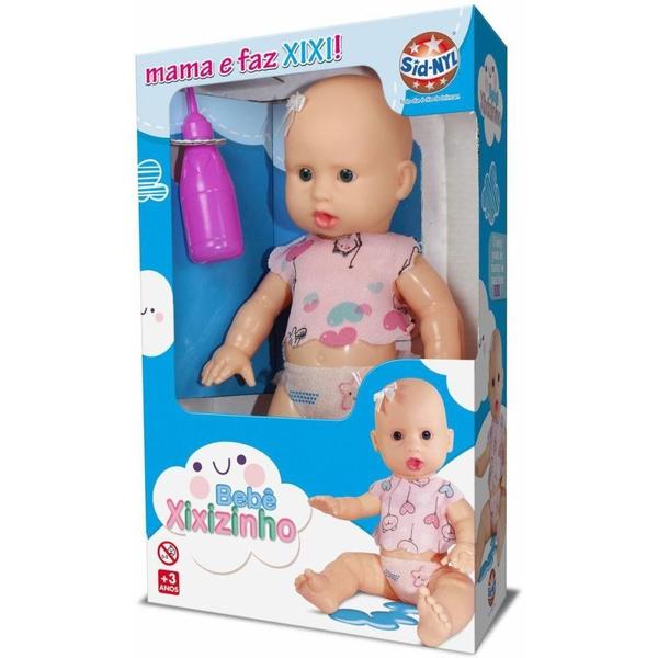 Imagem de Boneca com Mecanismo Bebe Xixizinho C/MAMAD 28CM (S