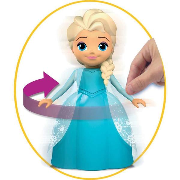 Imagem de Boneca com Mecanismo Frozen ELSA 8 Frases 24CM.