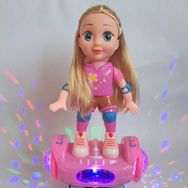 Imagem de Boneca com Ritmo Exploração Sonora no Hoverboard