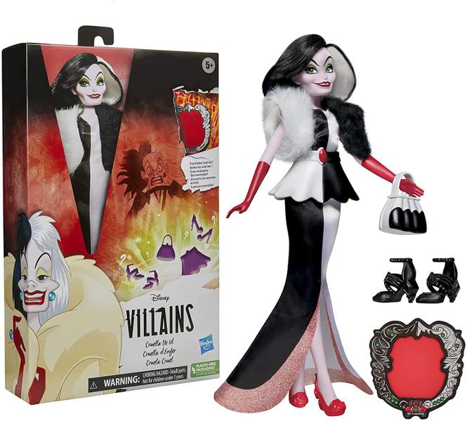 Boneca Cruela de Vil - Disney Villains Hasbro F4563 Imagem de Boneca Cruela de Vil - Disney Villains Hasbro F4563