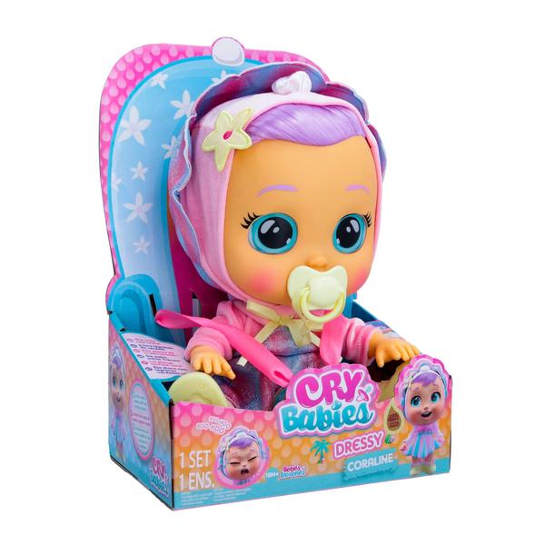 Imagem de Boneca Cry Babies Dressy Coraline 12+ - Com Roupa