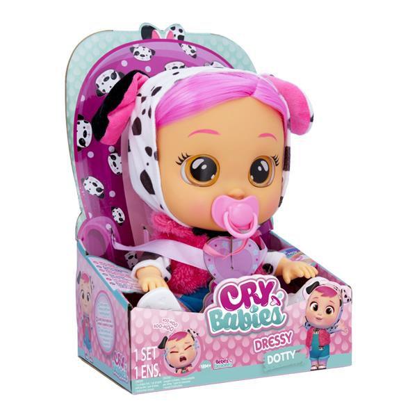 Imagem de Boneca Cry Babies Dressy Dotty Multikids