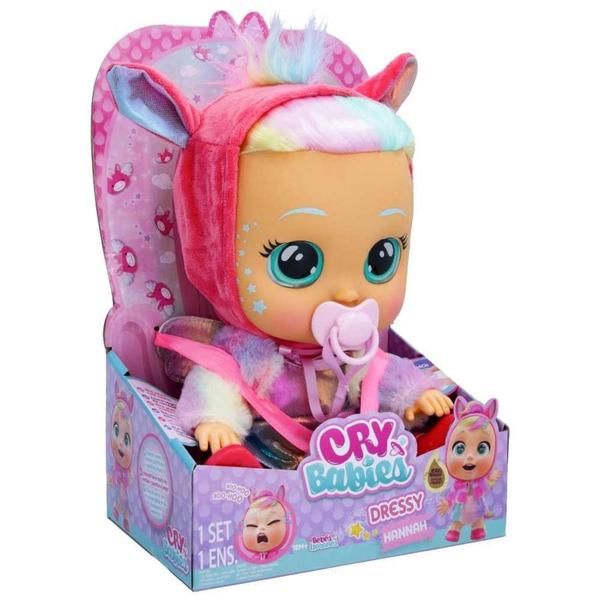 Imagem de Boneca Cry Babies Dressy Hannah Multikids BR2078