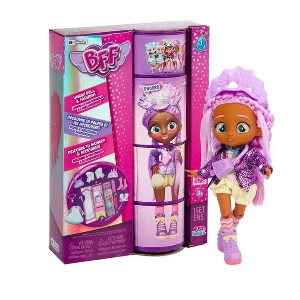 Imagem de Boneca Cry Babies Fashion BFF Phoebe BR2083 - Multikids