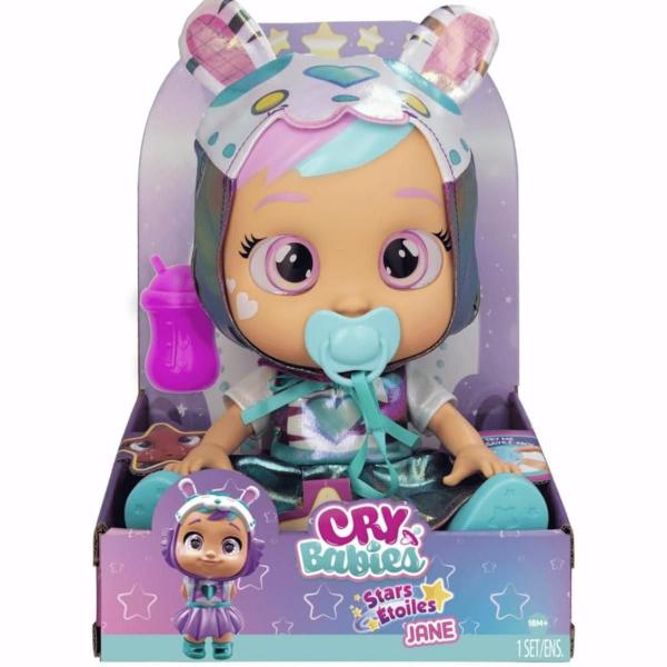 Imagem de Boneca Cry Babies Stars Jane 25cm Chora Lagrima Multikids