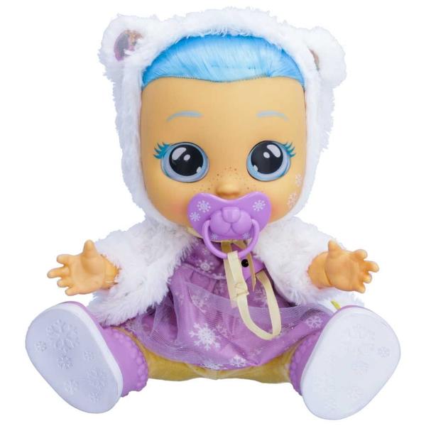 Imagem de Boneca Crybabies Dressy Kristal Chora de Verdade Tosse Emite Sons de Bebê Multikids BR2144