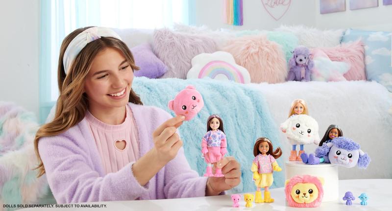 Imagem de Boneca Cutie Reveal Chelsea, Poodle Plush - Encanto e Charme para Brincar