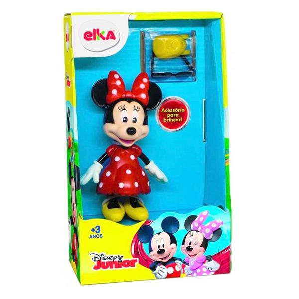 Imagem de Boneca da Minnie com Óculos e Mochila 13cm ELKA