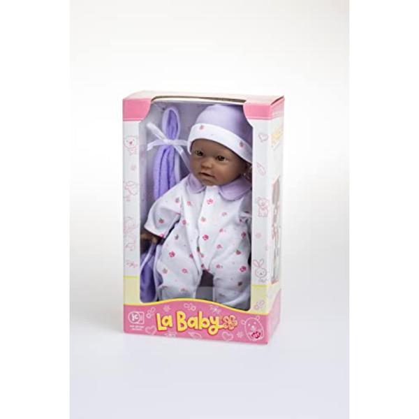 Imagem de Boneca de bebê JC Toys La Baby Boutique afro-americana 28cm