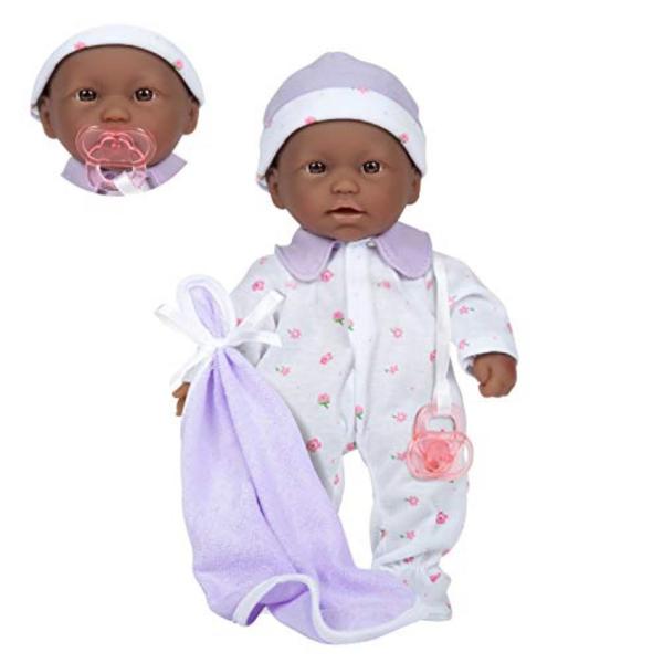 Imagem de Boneca de bebê JC Toys La Baby Boutique afro-americana 28cm