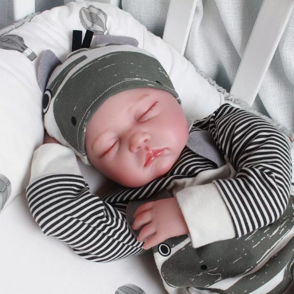 Boneca de bebê Sleeping Reborn CHAREX 22 Imagem de Boneca de bebê Sleeping Reborn CHAREX 22