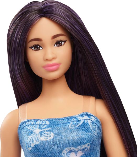 Imagem de Boneca de moda Barbie Fashionistas 231 com cabelo roxo