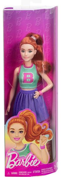 Imagem de Boneca de moda Barbie Fashionistas 232 com cabelo e roupa ruivos