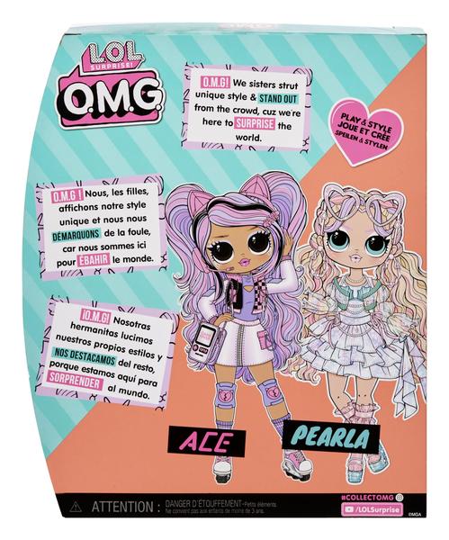 Imagem de Boneca de moda L.O.L. Surprise! OMG Pearla com 15 surpresas 4+