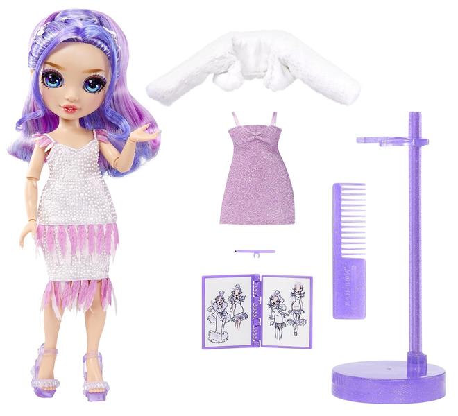 Imagem de Boneca de moda Rainbow High Fantastic Fashion Violet Willow