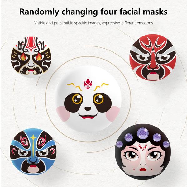 Boneca de ópera chinesa que muda o rosto KITTEHIGM Green - Kit de