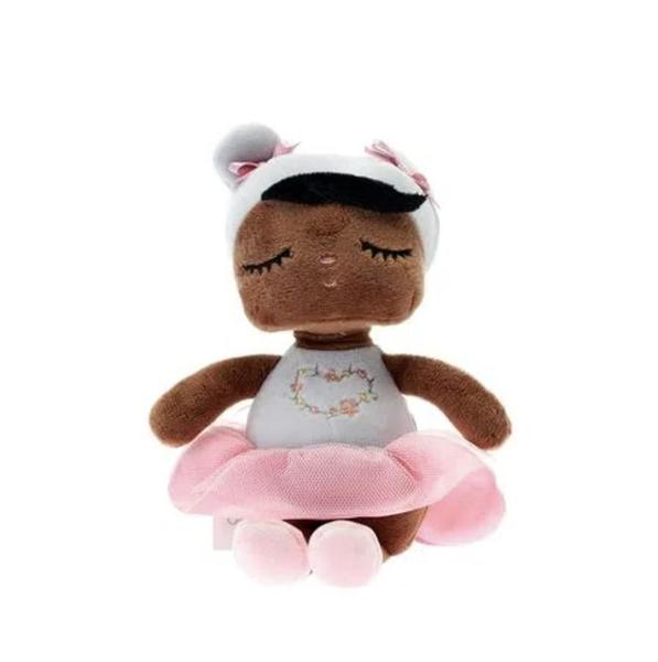 Imagem de Boneca De Pano Negra Mini Metoo Angela Princesa 20 cm