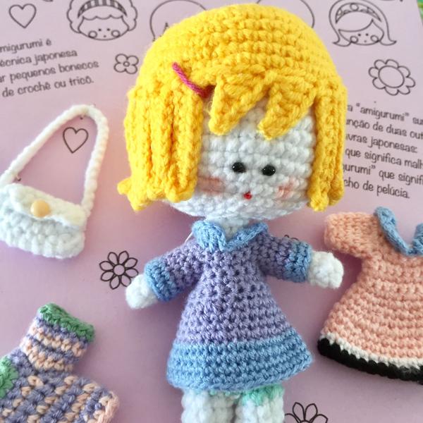 Imagem de Boneca de Papel Amigurumi 02