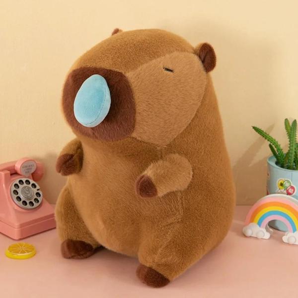 Imagem de Boneca de Pelúcia Capivara Superfofa - Brinquedo Infantil para Decoração