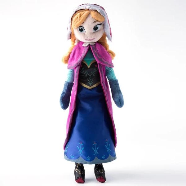 Imagem de Boneca de Pelúcia Frozen Anna e Elsa (40cm) - Brinquedo Macio para Meninas