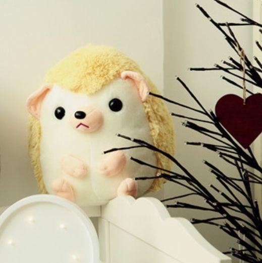 Boneca de pelúcia Hedgehog Wokex, brinquedo de pelúcia de algodão macio de 35 cm Imagem de Boneca de pelúcia Hedgehog Wokex, brinquedo de pelúcia de algodão macio de 35 cm