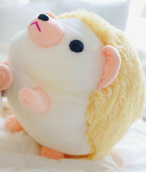 Boneca de pelúcia Hedgehog Wokex, brinquedo de pelúcia de algodão macio de 35 cm Imagem de Boneca de pelúcia Hedgehog Wokex, brinquedo de pelúcia de algodão macio de 35 cm