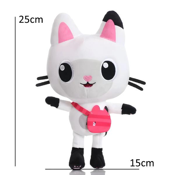 Imagem de Boneca de Pelúcia Sereia Gato 25cm - 8 Peças - Brinquedo Infantil