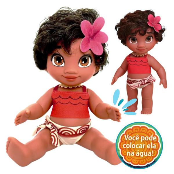 Boneca de Silicone Moana Divertida com Cheirinho Delicioso - Cotiplás Imagem de Boneca de Silicone Moana Divertida com Cheirinho Delicioso