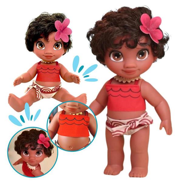 Boneca de Silicone Moana Divertida com Cheirinho Delicioso - Cotiplás Imagem de Boneca de Silicone Moana Divertida com Cheirinho Delicioso