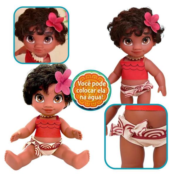 Boneca de Silicone Moana Divertida com Cheirinho Delicioso - Cotiplás Imagem de Boneca de Silicone Moana Divertida com Cheirinho Delicioso