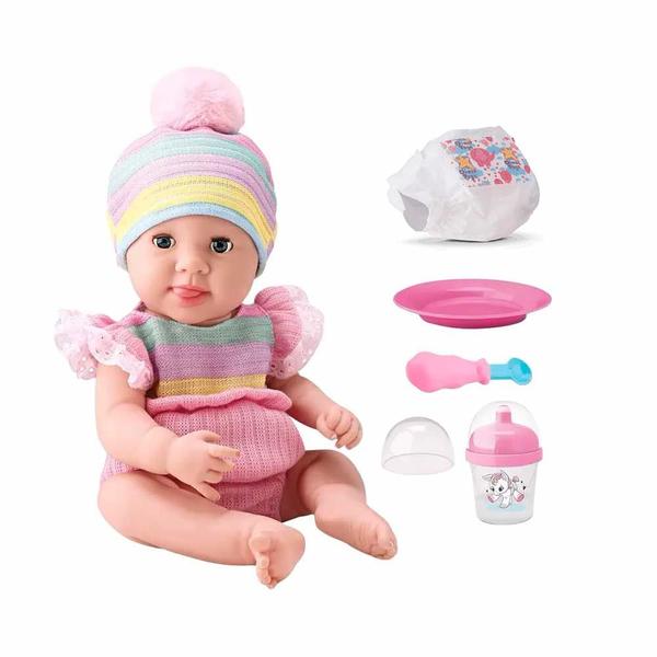 Imagem de Boneca de Vinil - Diver New Born - Brincar de Papinha - Divertoys