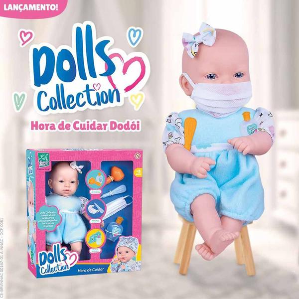 Imagem de Boneca de Vinil - Dolls Collection - Hora de Cuidar Dodói - Super Toys