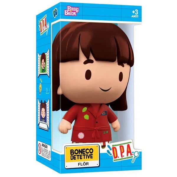 Boneca Detetive Flor 20 cm D.P.A Baby Brink Imagem de Boneca Detetive Flor 20 cm D.P.A Baby Brink