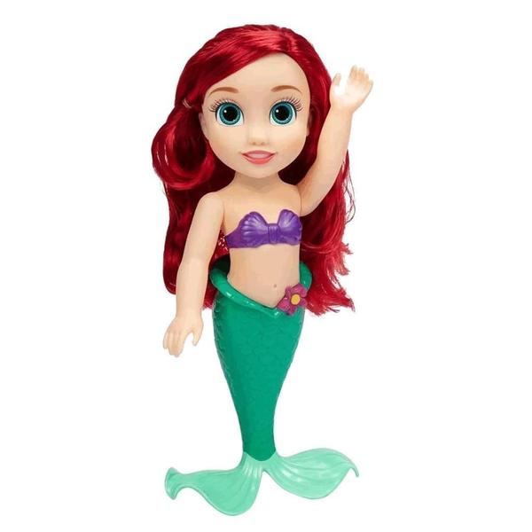 Imagem de Boneca Disney Princesa Ariel Pequena Sereia Hora Do Banho