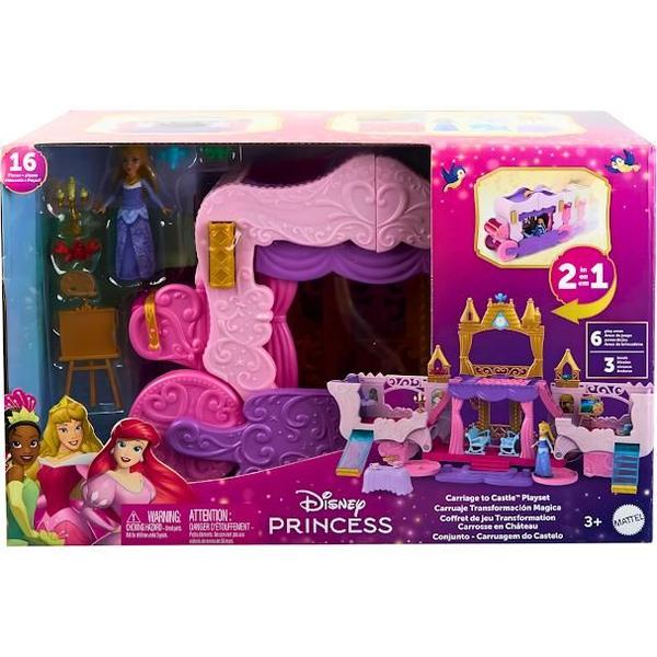 Imagem de Boneca Disney Princesa Carruagem e Castelo HWX17 Mattel