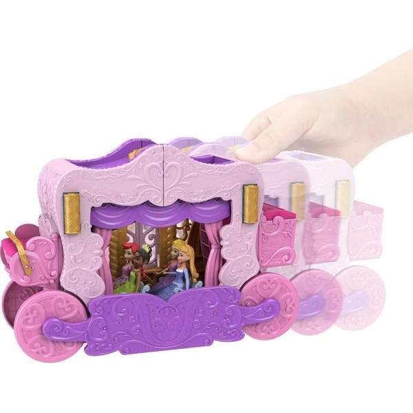 Imagem de Boneca Disney Princesa Mini Carruagem e Castelo