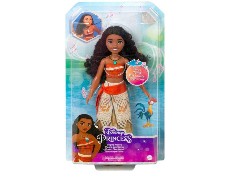 Imagem de Boneca Disney Princesa Moana Música Mágica - com Acessórios Mattel