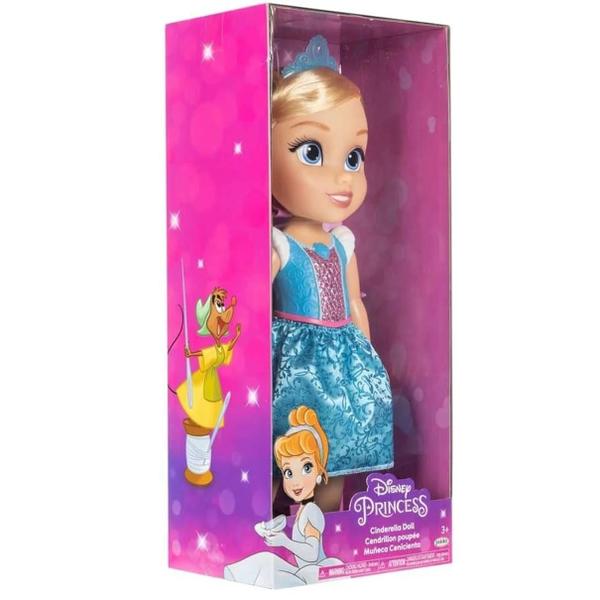 Boneca Disney Princesas Cinderela 34 cm Multikids - MULTILASER Imagem de Boneca Disney Princesas Cinderela 34 cm Multikids