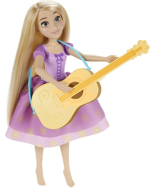 Imagem de Boneca Disney Princesas Rapunzel com Violão Muda de Cor Hasbro