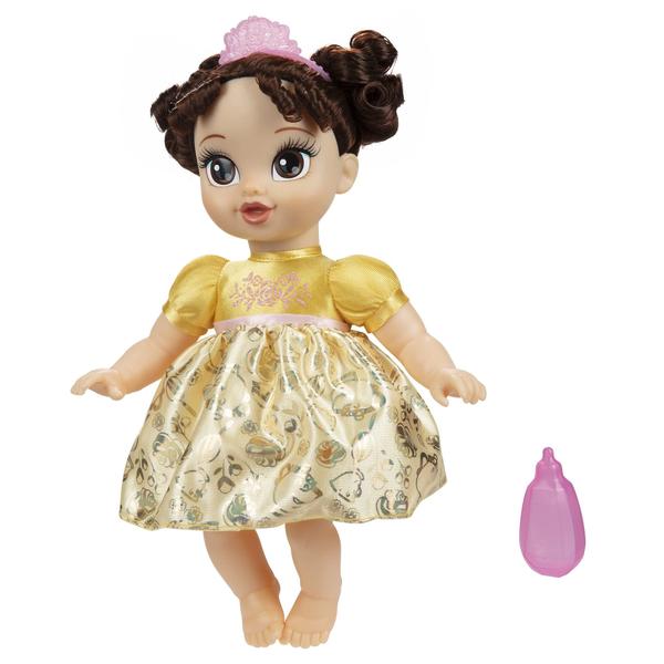 Imagem de Boneca Disney Princess Belle com mamadeira e tiara