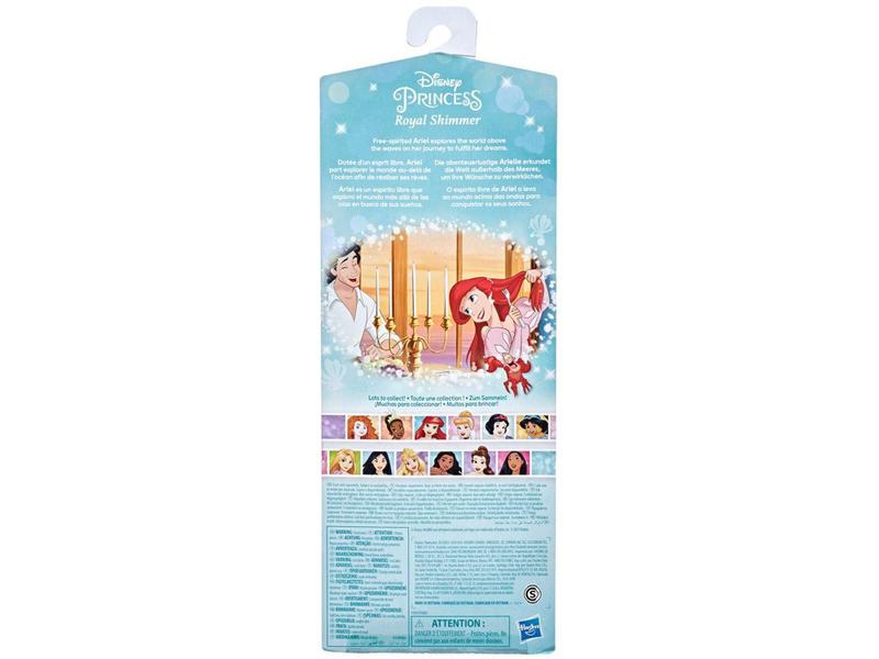 Boneca Disney Princess Brilho Real - Princesa Ariel Hasbro Imagem de Boneca Disney Princess Brilho Real - Princesa Ariel Hasbro