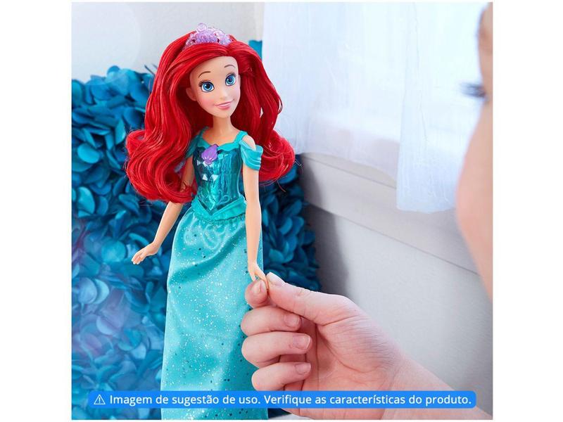 Boneca Disney Princess Brilho Real - Princesa Ariel Hasbro Imagem de Boneca Disney Princess Brilho Real - Princesa Ariel Hasbro