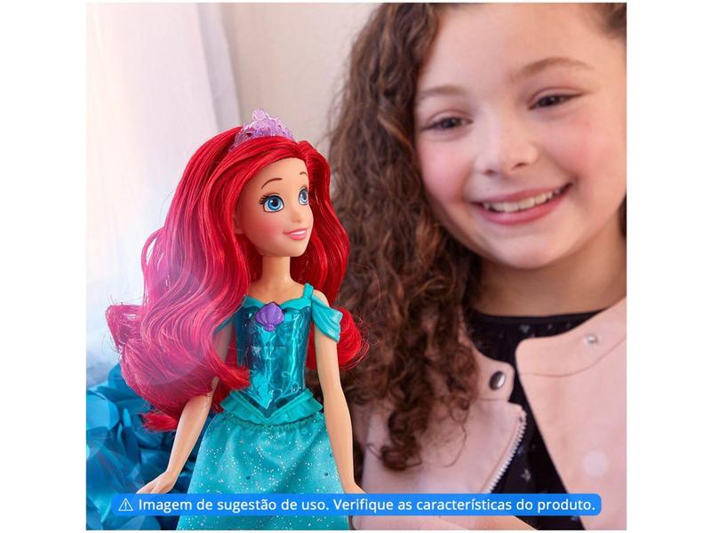 Boneca Disney Princess Brilho Real - Princesa Ariel Hasbro Imagem de Boneca Disney Princess Brilho Real - Princesa Ariel Hasbro